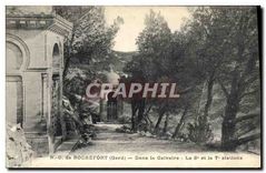 CPA N D de Rochefort Gard Dans le Calvaire 