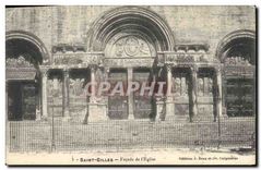 CPA Saint Gilles Facade de l'Eglise 