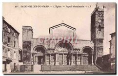 CPA Saint Gilles du Gard L'Eglise Facade Occidentale 