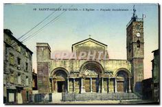 CPA Saint Gilles du Gard L'Eglise Facade Occidentale 