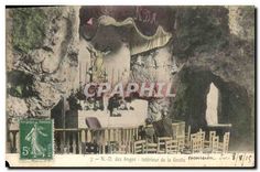CPA N D des Anges Interieur de la Grotte 