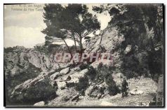 CPA N D des Anges Fontaine du Pere Tassy 