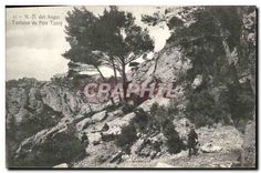 CPA N D des Anges Fontaine du Pere Tassy 