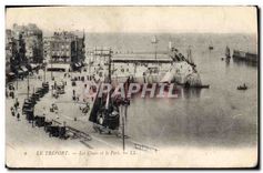 CPA Le Treport les Quais et le port 