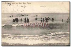 CPA Dieppe la plage 