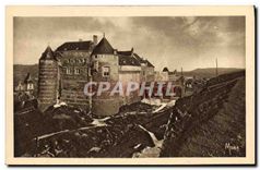 CPA Dieppe Le Chateau XV siecle la facade ouest 
