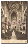 CPA Dieppe La Nef de l'Eglise Saint Jacques 