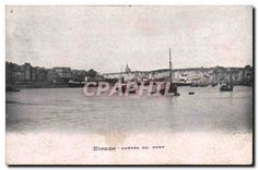 CPA Dieppe Entree du Port 
