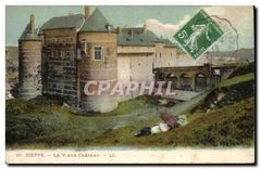 CPA Dieppe le vieux chateau 