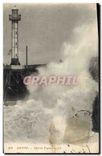 CPA Dieppe Effet de Vagues 