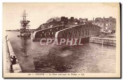 CPA Dieppe le pont Tournant du Pollet 