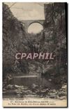 CPA Environs de Salins les Bains Jura le pont du Diable vu d'aval 