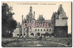 CPA Montigny le Gannelon le chateau facade Ouest 
