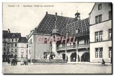 CPA Colmar I E Kaufhaus hotel du commerce 