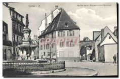 CPA Colmar I E partie beim Rosseimann Denkmal 