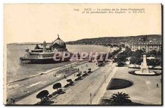 CPA Nice Le Palais de la Jetee Promenade et la Promenade des Anglais 