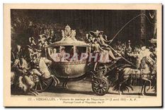 CPA Versailles Voiture de Mariage de Napoleon I 