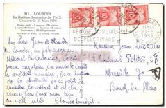 CPA Lourdes La Basilique Souterraine St Pie X 