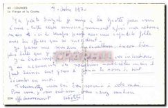 CPA Lourdes La Vierge et la Grotte 