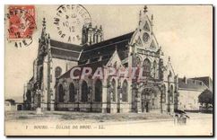 CPA Bourg Eglise de Brou 