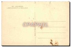 CPA Lourdes l'Esplanade et la Basilique 