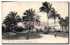 CPA Nice Les Palmiers du Jardin Public 