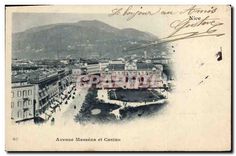 CPA Avenue Massena et Casino 