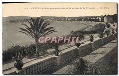 CPA Cannes Vue generale prise de la pointe de la Croisette 