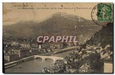 CPA Le Dauphine Grenoble Vue Generale cote du Cours et le Moucherotte 