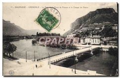 CPA Dauphine Grenoble Le Port de la Porte de France et le Casque de Neron 