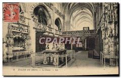 CPA Eglise de Brou Le Chocur 