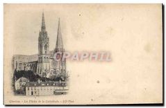CPA Chartres La Fleches de la Cathedrale 