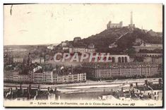 CPA Lyon Colline de Fourviere vue de la Croix Rousse 