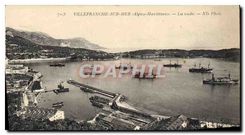 CPA Villefranche sur mer Alpes Maritines La rade Bateaux
