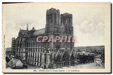 CPA Reims avant la Grande Guerre La Cathedrale 