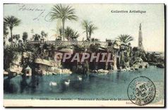 CPA Nice La Grotte Nouveaux Jardine et le Monument 