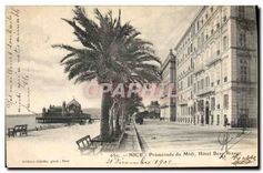 CPA Nice Promenade du Midi Hotek Beau Rivage 