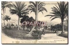 CPA Nice Les Nouveaux Jardins Casino entre les Palmiers 