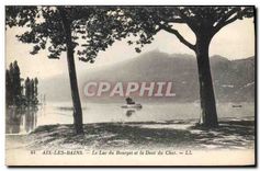 CPA Aix les Bains Le Lac du Borget et la Dent du Chat 
