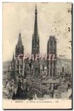 CPA Rouen La Fleche de la Cathedrale 