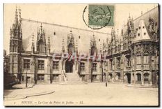 CPA Rouen La Cour du Palais de Justice 