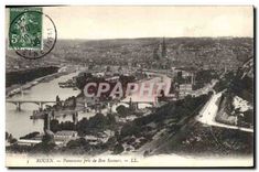 CPA Rouen Panorama pris de Bon Secours 
