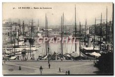CPA Le Havre Bassin du Commerce Bateaux