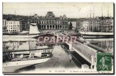 CPA Le Havre la Bourse et le Bassin du Commerce 