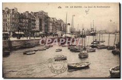 CPA Le Havre le Quai de Southampton Bateaux