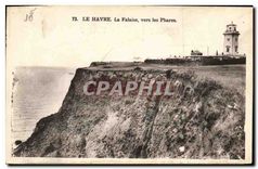 CPA Le Havre la Falaise vers les Phares 