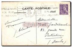 CPA Le Havre la Falaise vers les Phares 