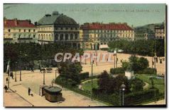 CPA Le Havre la Place Gambetta et le Theatre 