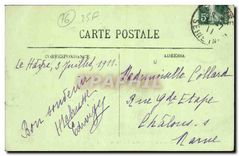 CPA Le Havre la Banque de France et la Rue Thiers Tramway