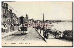 CPA Le Havre Boulevard Albert Ier 